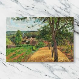 Orchards at Louveciennes by Camille Pissarro Canvas Wall Art Print