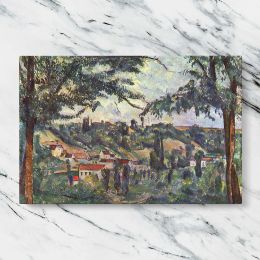 The Hameau des Patis by Paul Cezanne Canvas Wall Art Print
