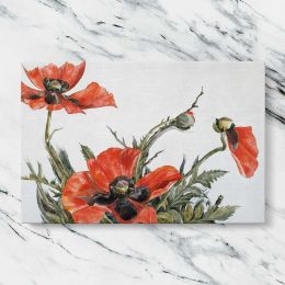 Red Poppies by Charles Demuth Canvas Wall Art Print