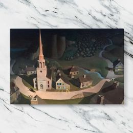 The Midnight Ride of Paul Revere by Grant Wood Canvas Wall Art Print