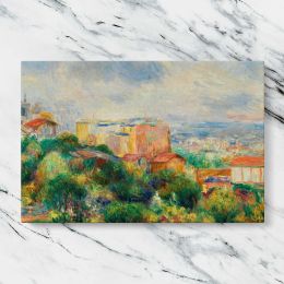 View From Montmartre by Pierre Auguste Renoir Canvas Wall Art Print