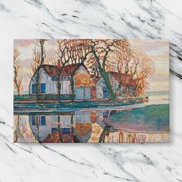 Farm near Duivendrecht by Piet Mondrian Canvas Wall Art Print