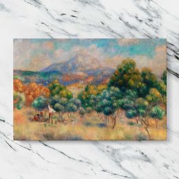 Mount of Sainte Victoire by Pierre Auguste Renoir Canvas Wall Art Print
