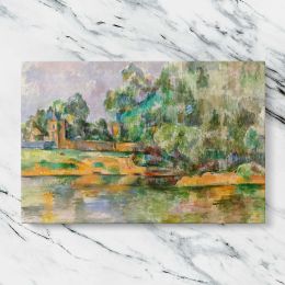 Riverbank by Paul Cezanne Canvas Wall Art Print