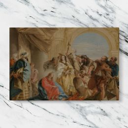 Christ and the Woman Taken in Adultery by Giovanni Domenico Tiepolo Canvas Wall Art Print