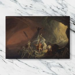 Aeneas and the Sibyl Canvas Wall Art Print