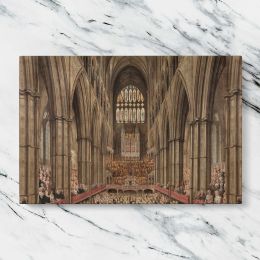 Gothic Cathedral Interior Canvas Wall Art Print