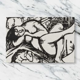 Sleeping Shepherdess by Franz Marc Canvas Wall Art Print