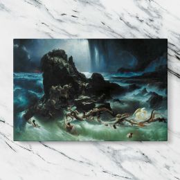 The Deluge by Francis Danby Canvas Wall Art Print