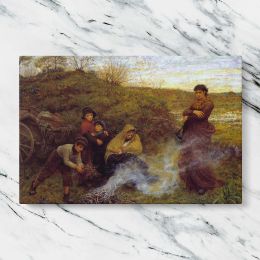 The Vagrants by Frederick Walker Canvas Wall Art Print