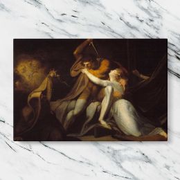 Percival Delivering Belisane from the Enchantment of Urma by Henry Fuseli Canvas Wall Art Print