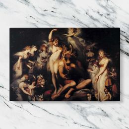 Titania and Bottom by Henry Fuseli Canvas Wall Art Print
