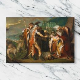 King Lear Weeping over the Dead Body of Cordelia by James Barry Canvas Wall Art Print
