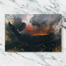 The Great Day of His Wrath by John Martin Canvas Wall Art Print