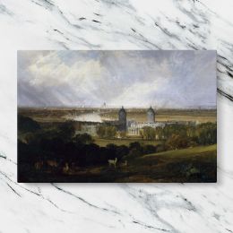 London from Greenwich Park by J M W Turner Canvas Wall Art Print