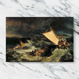 The Shipwreck by J M W Turner Canvas Wall Art Print