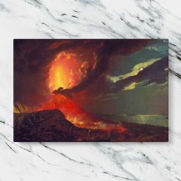 Vesuvius in Eruption by Joseph Wright of Derby Canvas Wall Art Print