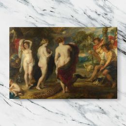 Classical Figures in a Mythological Garden Canvas Wall Art Print