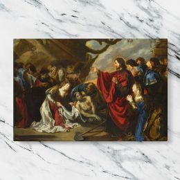 Christ and the Crowd beneath a Tree Canvas Wall Art Print