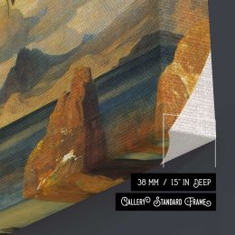 Classical Rider by Frederic Leighton Square Canvas Wall Art
