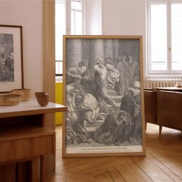 Cleansing the Temple - Buyers and Sellers Cast Out by Dore 