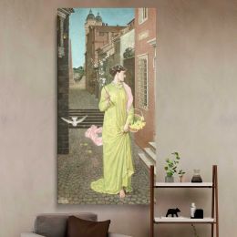 A Herald of Spring 1872 by Walter Crane Canvas Wall Art Print