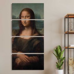 Mona Lisa by Leonardo da Vinci Canvas Wall Art Print