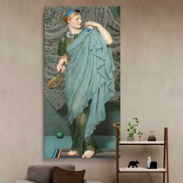 Battledore 1868 1870 by Albert Joseph Moore Canvas Wall Art Print