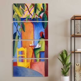 Turkish Cafe by August Macke Canvas Wall Art Print