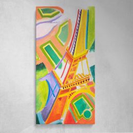 Eiffel Tower by Robert Delaunay Canvas Wall Art Print