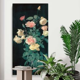 Roses 1878 by George Cochran Lambdin Canvas Wall Art Print