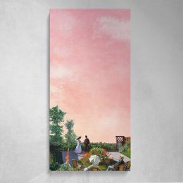 Garden at Sainte Adresse by Claude Monet Canvas Wall Art Print