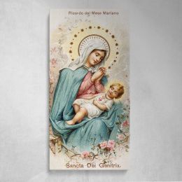 Virgin Mary and Christ Child Canvas Wall Art Print