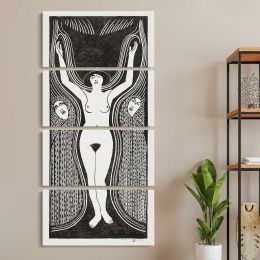 Ecstasy Extase 1922 print by Samuel Jessurun de Mesquita Canvas Wall Art Print