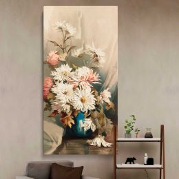 Chrysanthemums No 5 Canvas Wall Art Print