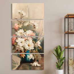 Chrysanthemums No 5 Canvas Wall Art Print