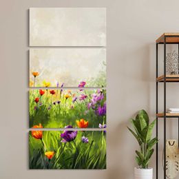 Wildflower Meadow Canvas Wall Art Print