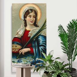 Saint Lucy Canvas Wall Art Print