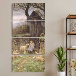 Refuge Frederick Stuart Church by Frederick Stuart Church Canvas Wall Art Print