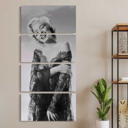 Marilyn Monroe Glamour Portrait Canvas Wall Art Print