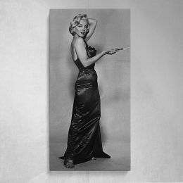 Marilyn Monroe in an Evening Gown Canvas Wall Art Print