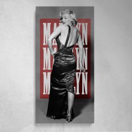 Marilyn Monroe Pop Art Backless Dress Portrait Canvas Wall Art Print