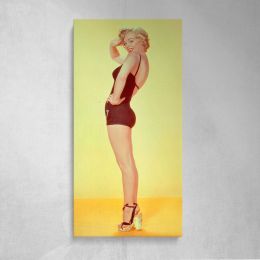 Marilyn Monroe Pin Up Portrait Canvas Wall Art Print