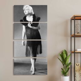 Marilyn Monroe Some Like It Hot Portrait Canvas Wall Art Print
