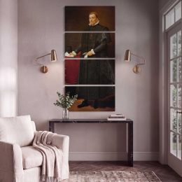 Don Diego del Corral y Arellano by Diego Velazquez Canvas Wall Art Print
