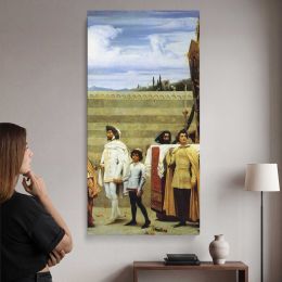 Cimabues Celebrated Madonna Procession by Frederic Leighton Canvas Wall Art Print