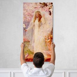 Love and Marriage by Alfred Stevens Canvas Wall Art Print