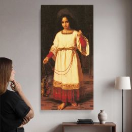 The Acolyte by Abraham Solomon Canvas Wall Art Print