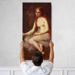 Innocence by Adolphe Jourdan Canvas Wall Art Print