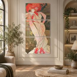 Decorative Watercolour 1903 by Georges de Feure Canvas Wall Art Print